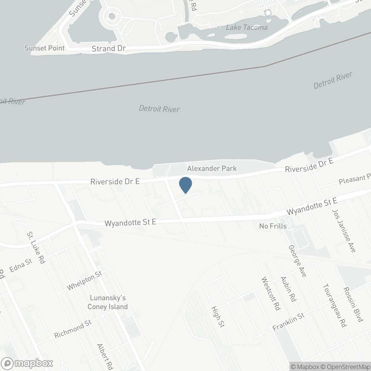 3601 RIVERSIDE DRIVE East Unit# 1006, Windsor, Ontario N8Y 4Y2